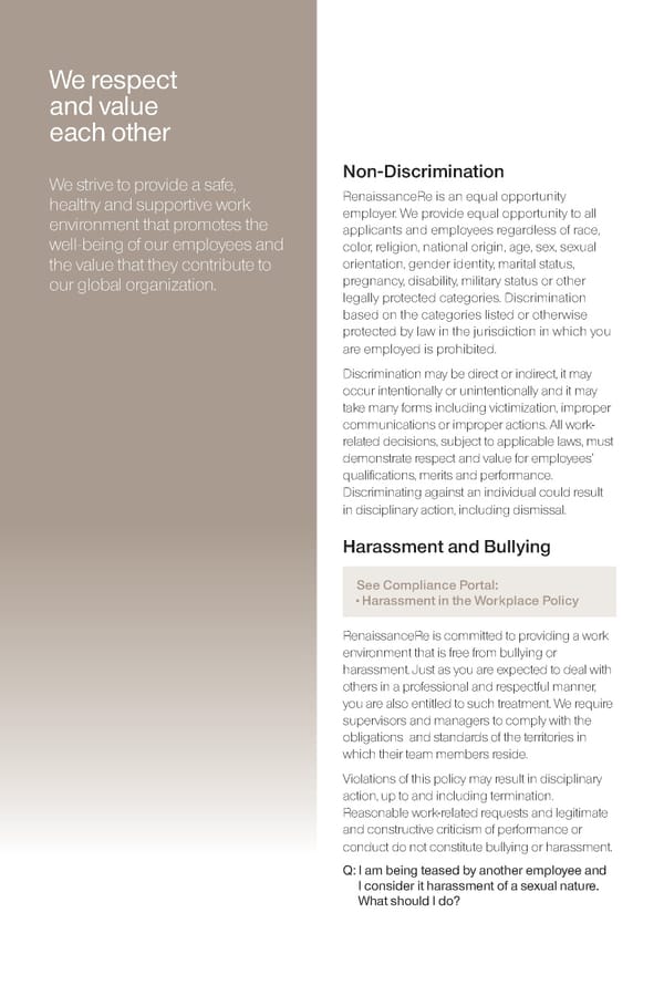 Our Code of Ethics & Conduct - Page 16