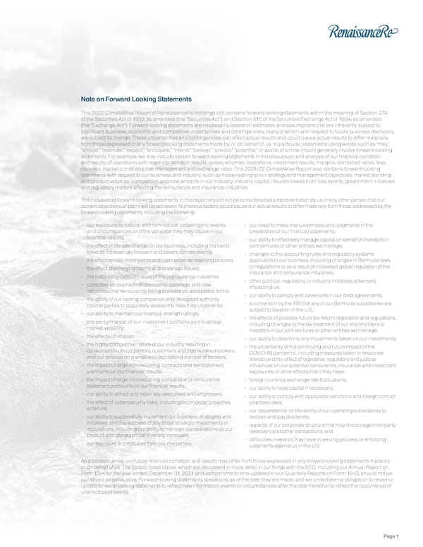 2022 ClimateWise Report - Page 3