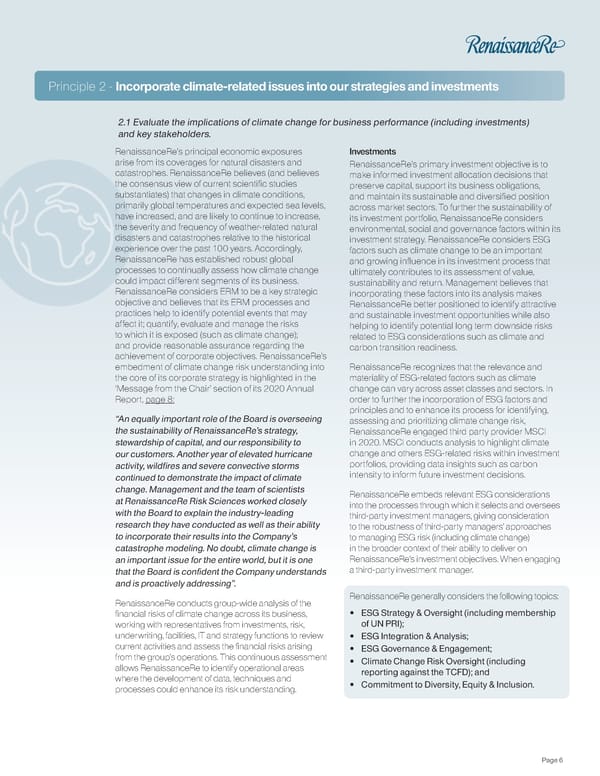 2022 ClimateWise Report - Page 8