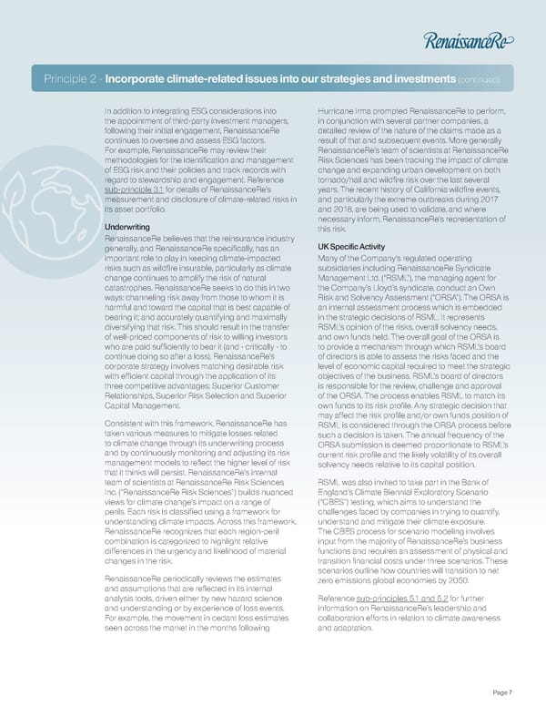 2022 ClimateWise Report - Page 9