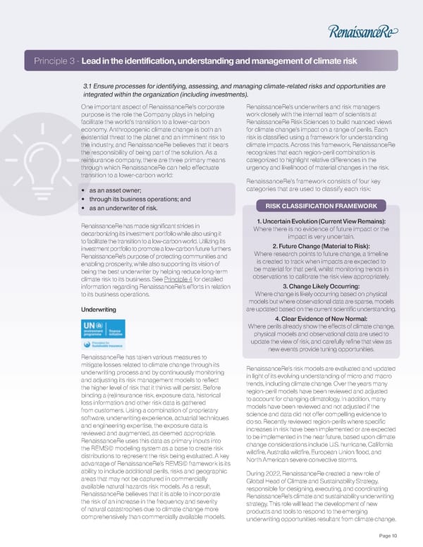 2022 ClimateWise Report - Page 12