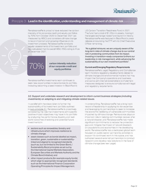 2022 ClimateWise Report - Page 14