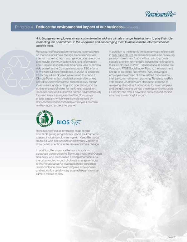 2022 ClimateWise Report - Page 19