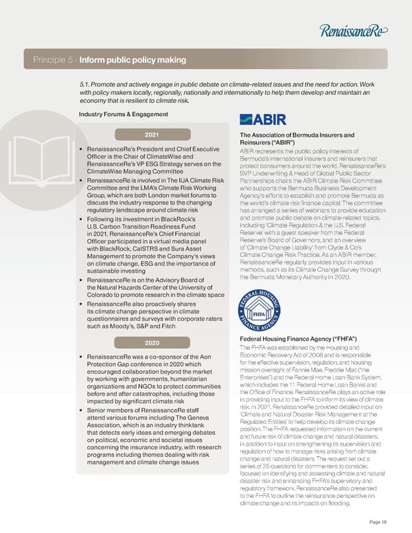 2022 ClimateWise Report - Page 20