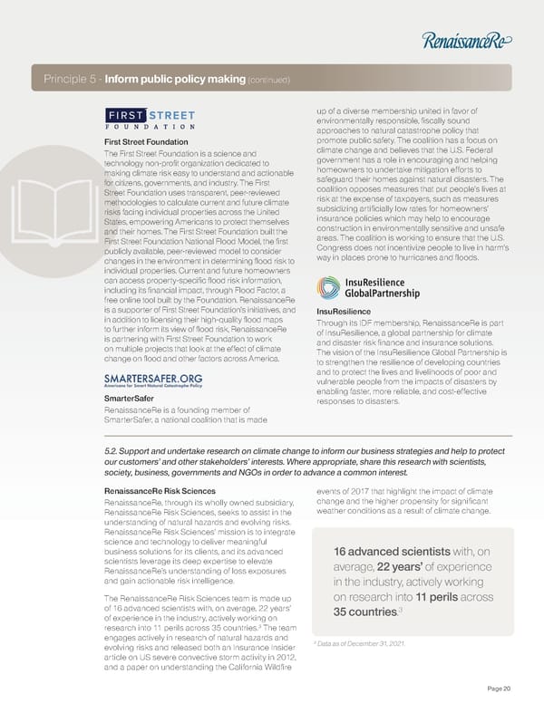 2022 ClimateWise Report - Page 22