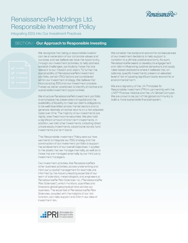 Responsible Investing Policy - Page 4