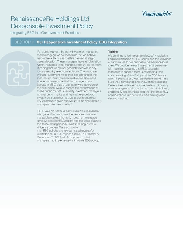 Responsible Investment Policy  Training - Page 8