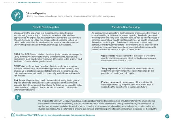 RenaissanceRe Sustainability Report 2022 - Page 16